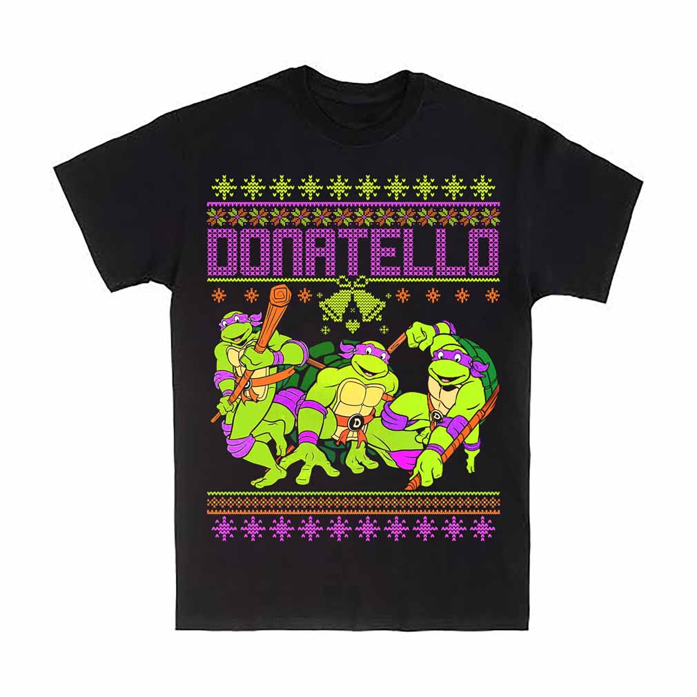 Donatello TMNT Ugly T-Shirt, Christmas Style Tee