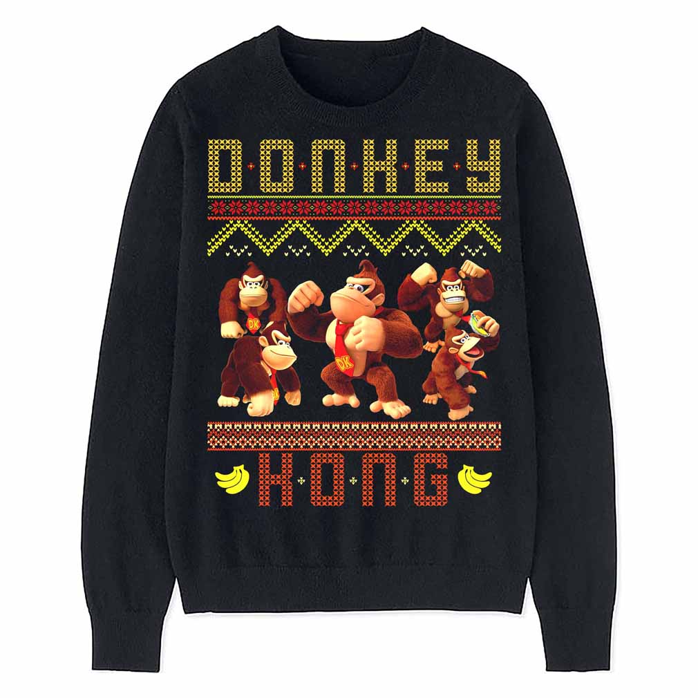 Donkey Kong Ugly Sweatshirt, Christmas Sweater Crewneck Shirt