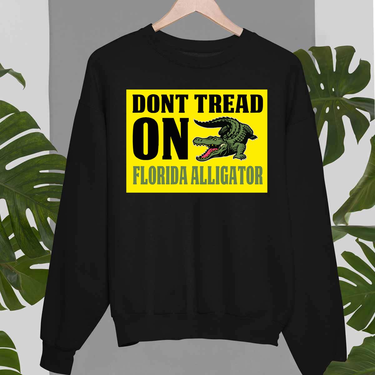 Dont Tread On Florida Alligator Yellow Warning Unisex T-Shirt
