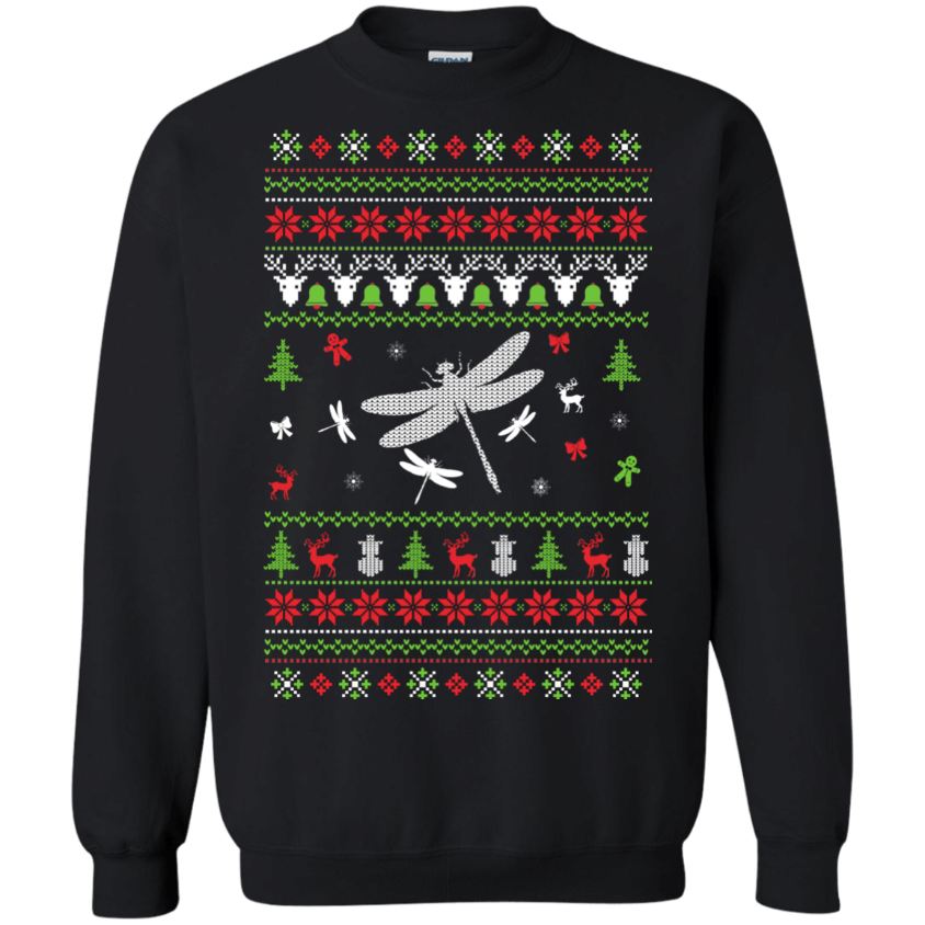 Dragonfly Ugly Christmas Sweatshirt