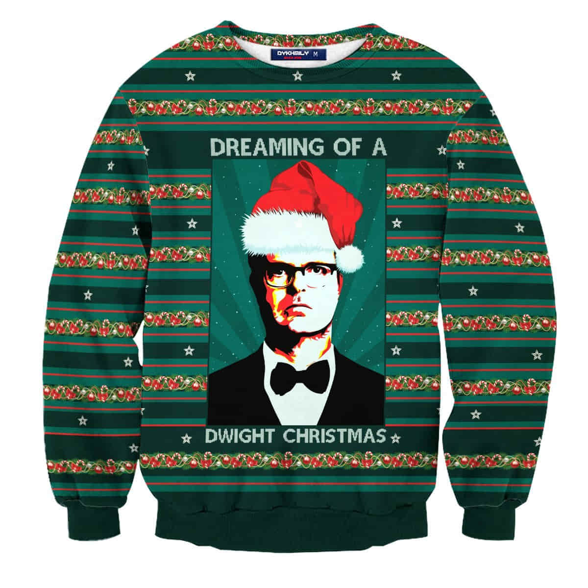 Dreaming Of Dwight Christmas Wool Knitted Sweater