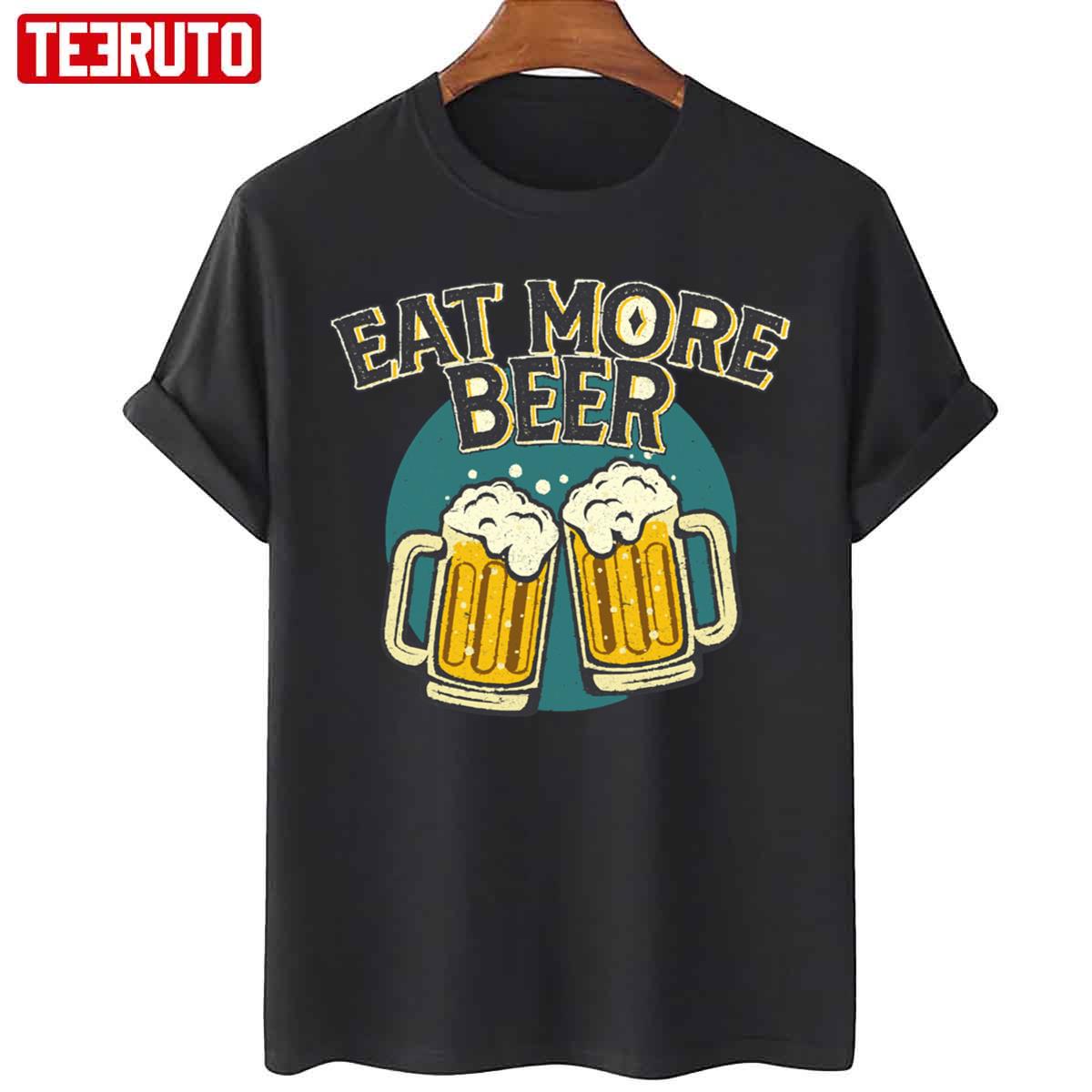 Eat More Beer Vintage Unisex T-Shirt