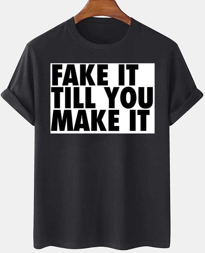 Elizabeth Holmes Theranos T-Shirt Fake It Till You Make It