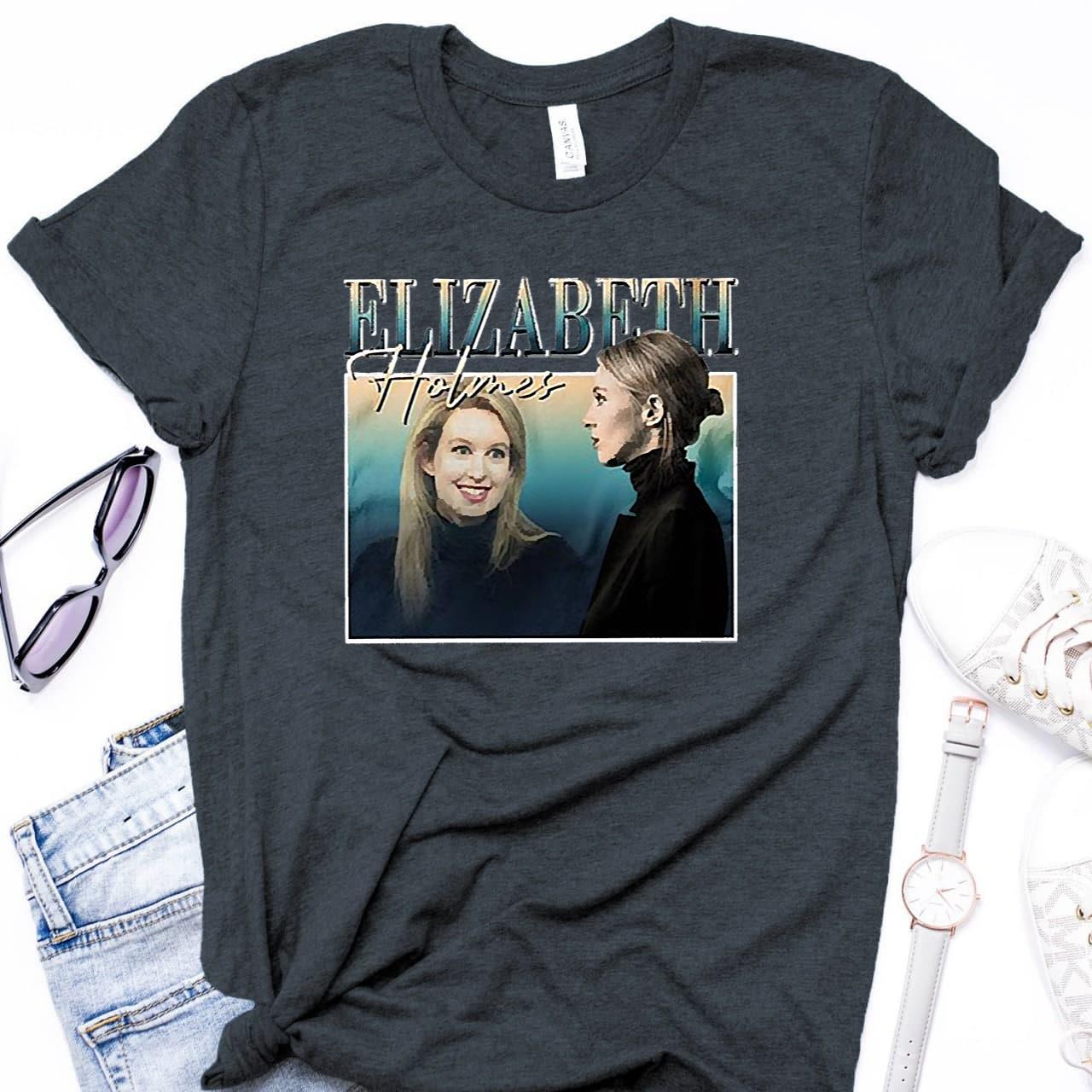 Elizabeth Holmes Theranos T-Shirt Vintage Bootleg