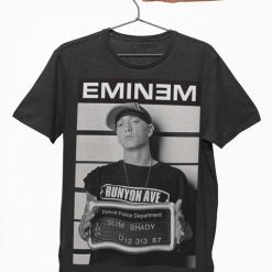Eminem Mugshot T Shirt Marshall Bruce Mathers Venom Rap God 8 Mile