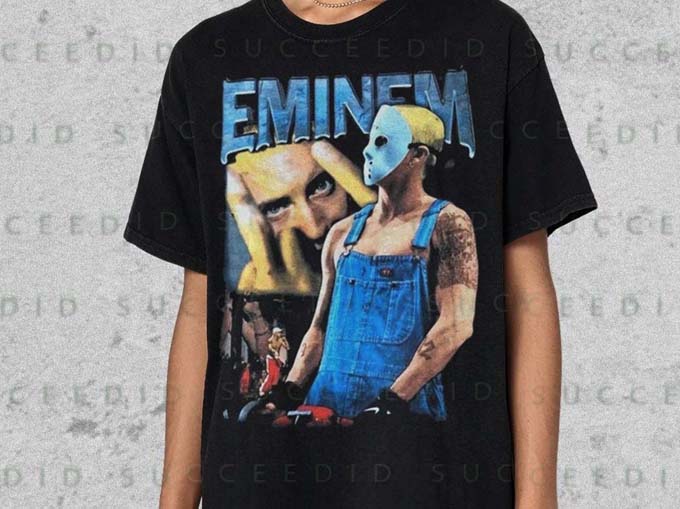Eminem Vintage 90’s Tour Unisex T-Shirt Bootleg Raptee