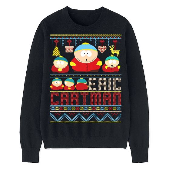 Eric Cartman South Park Ugly Sweatshirt Christmas