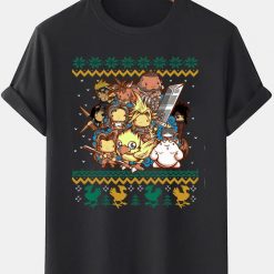 final fantasy cute christmas tshirt uo8sw78225