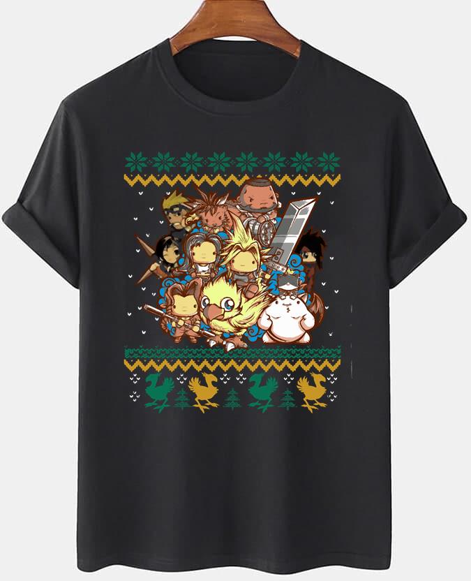 Final Fantasy Cute Christmas T-Shirt