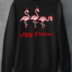 Flamingo Merry Christmas T-Shirt