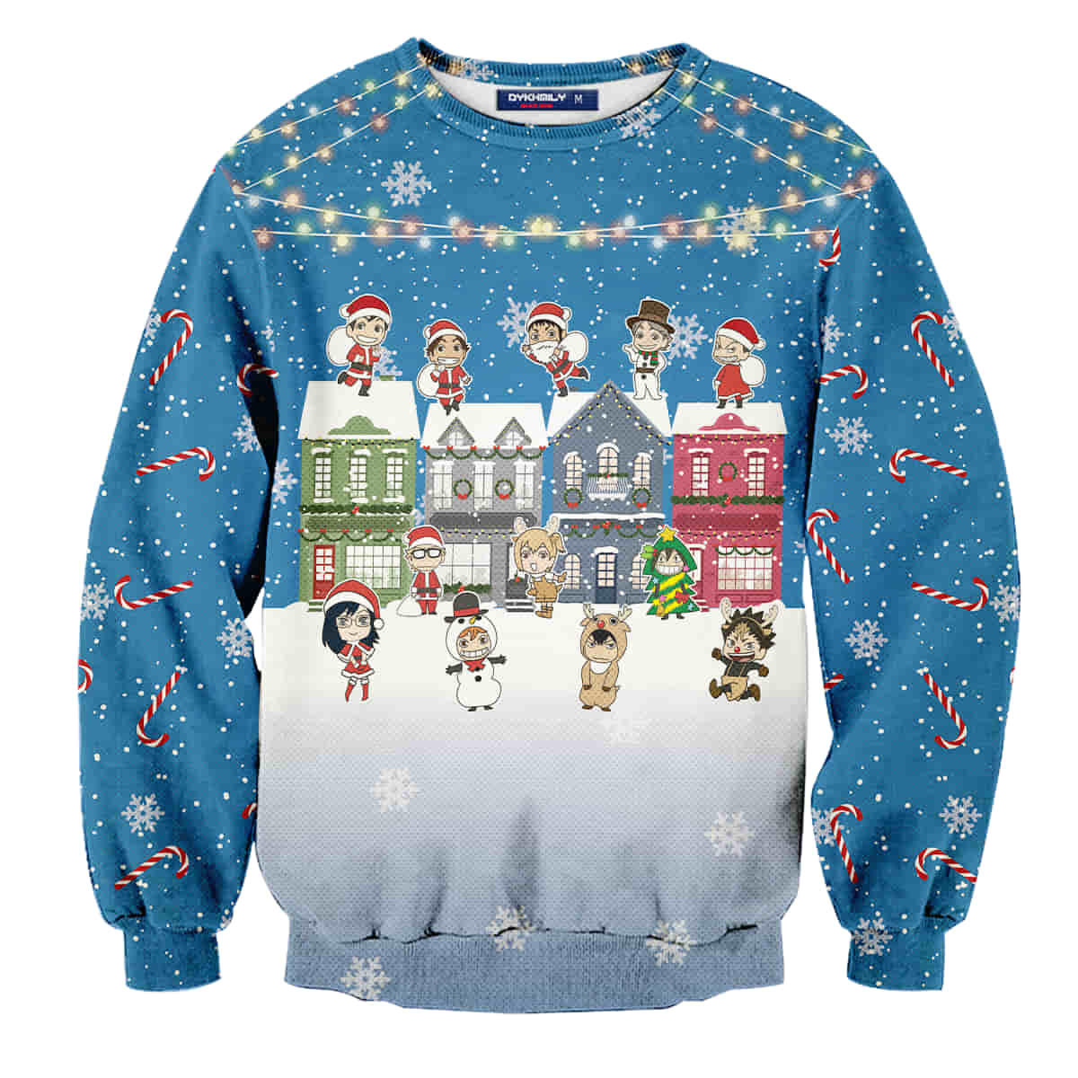 Fly High Christmas Wool Knitted 3D Sweater
