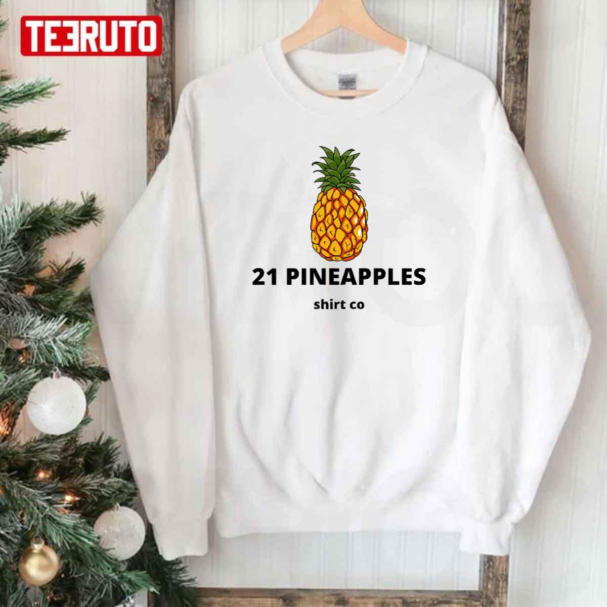 Forever 21 Pineapple Shirt Co Unisex Sweatshirt - Teeruto