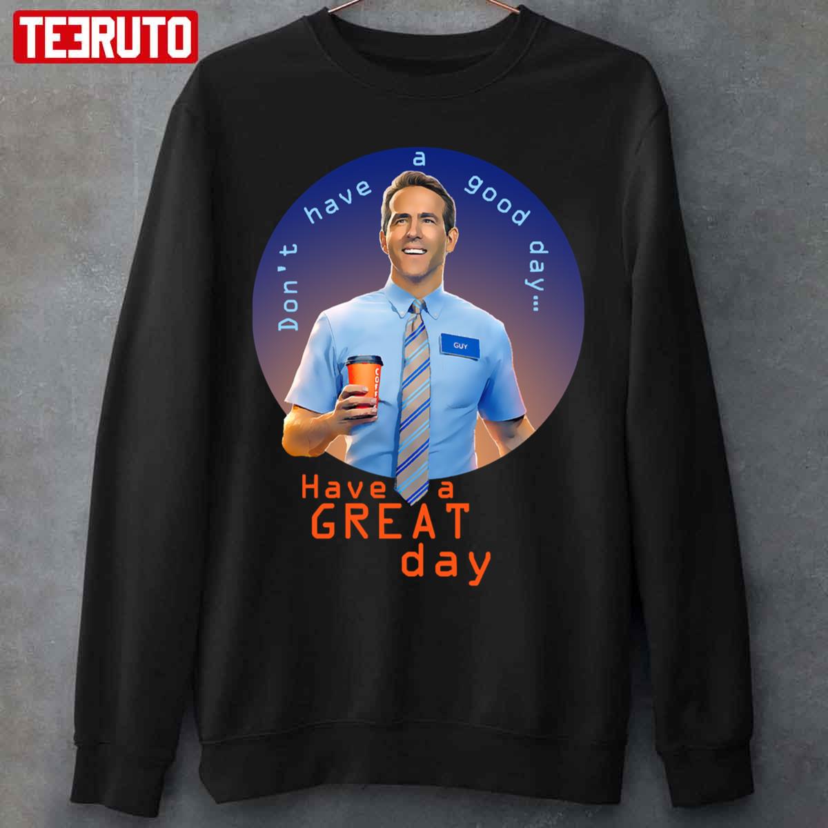 Free Guy Ryan Reynolds T-Shirt