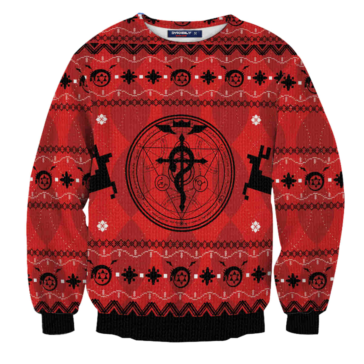 Fullmetal Alchemist Christmas Wool Knitted Sweater