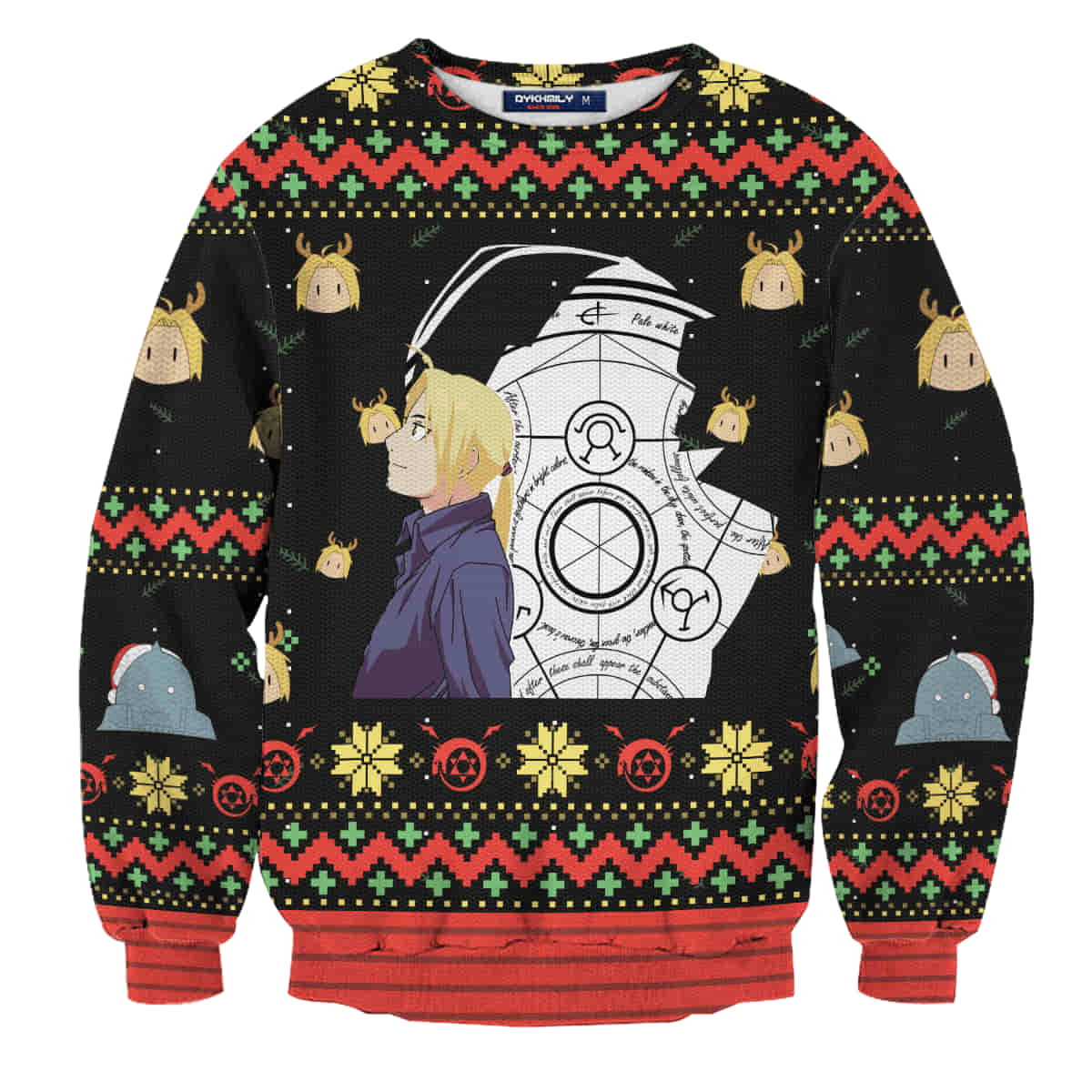 Fullmetal Alchemistl Christmas Wool Knitted Sweater