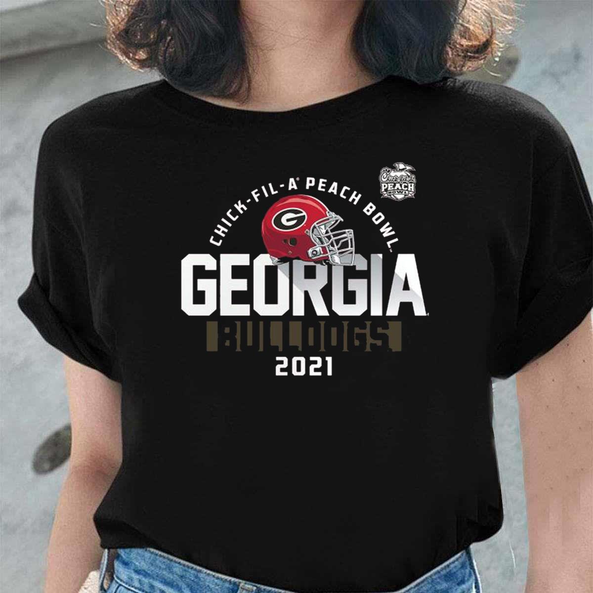 Georgia Bulldogs 2021 Chick Fil A Peach Bowl Unisex T-Shirt