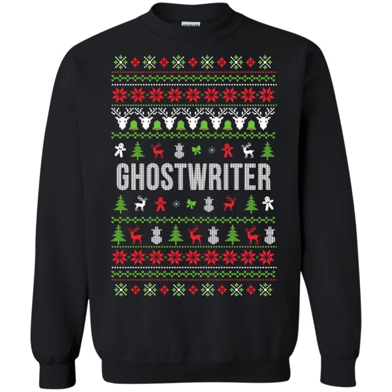 Ghostwriter Christmas Ugly Sweatshirt