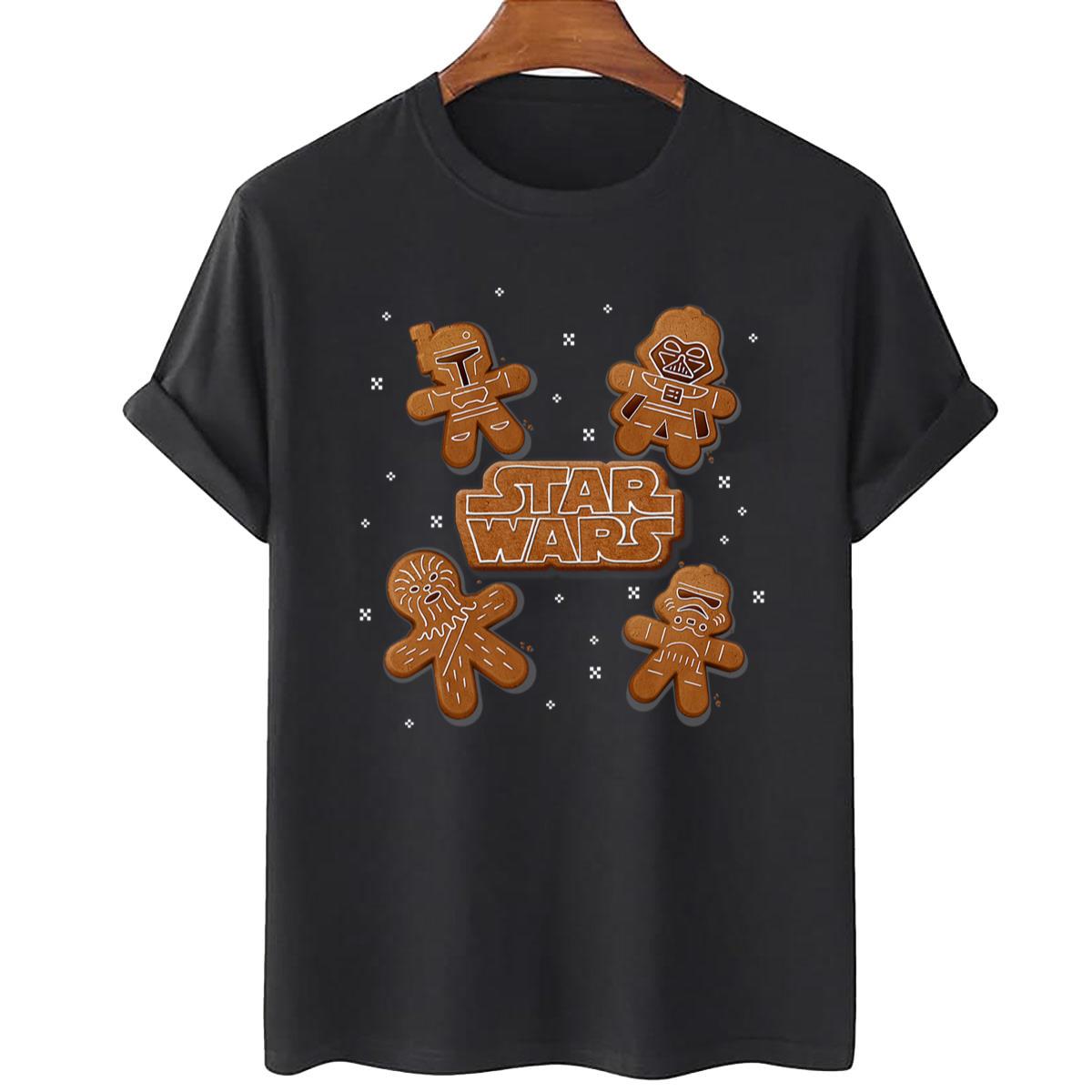 Gingerbread Star Wars Crew Unisex T-Shirt