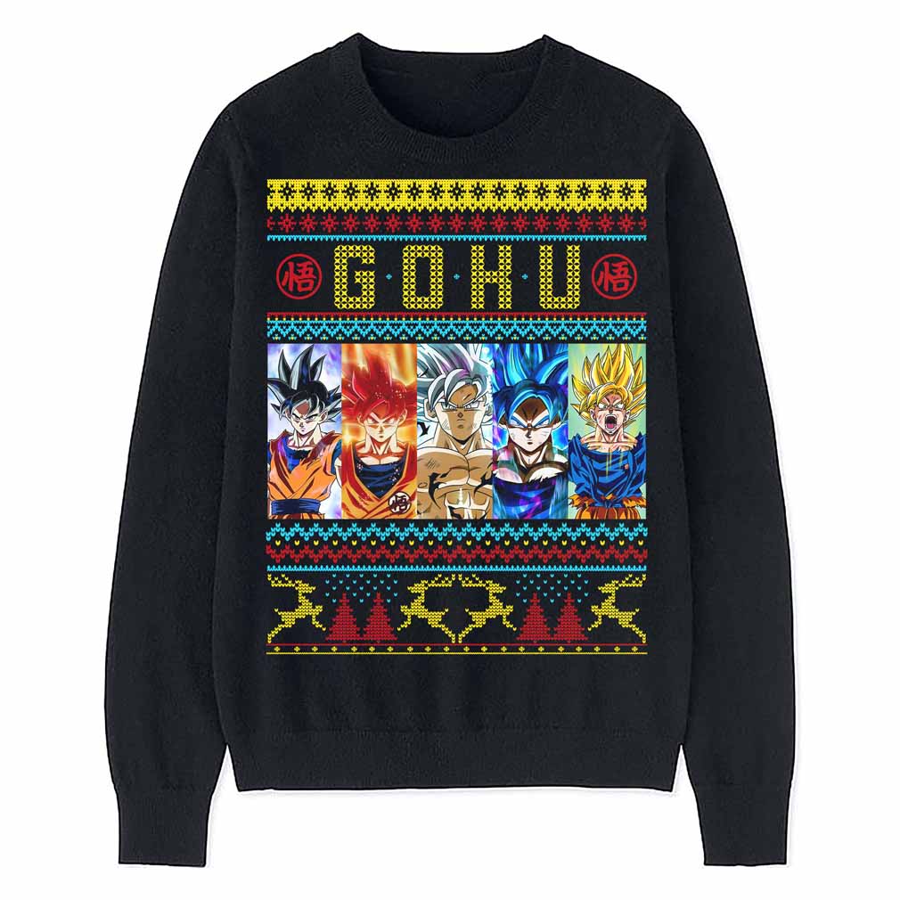 Goku Dragon Ball Ugly Crewneck Sweatshirt Christmas