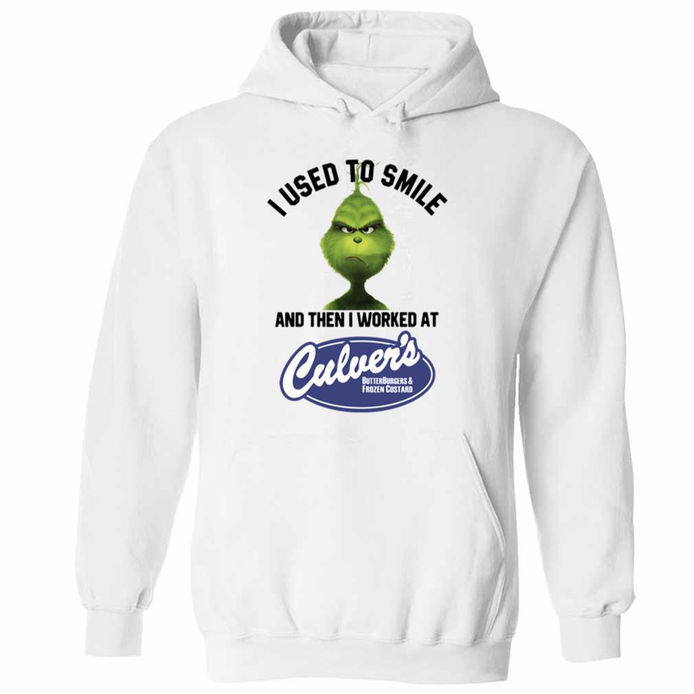 grinch tshirt i used to smile and then i worked at culvers wotlk89954