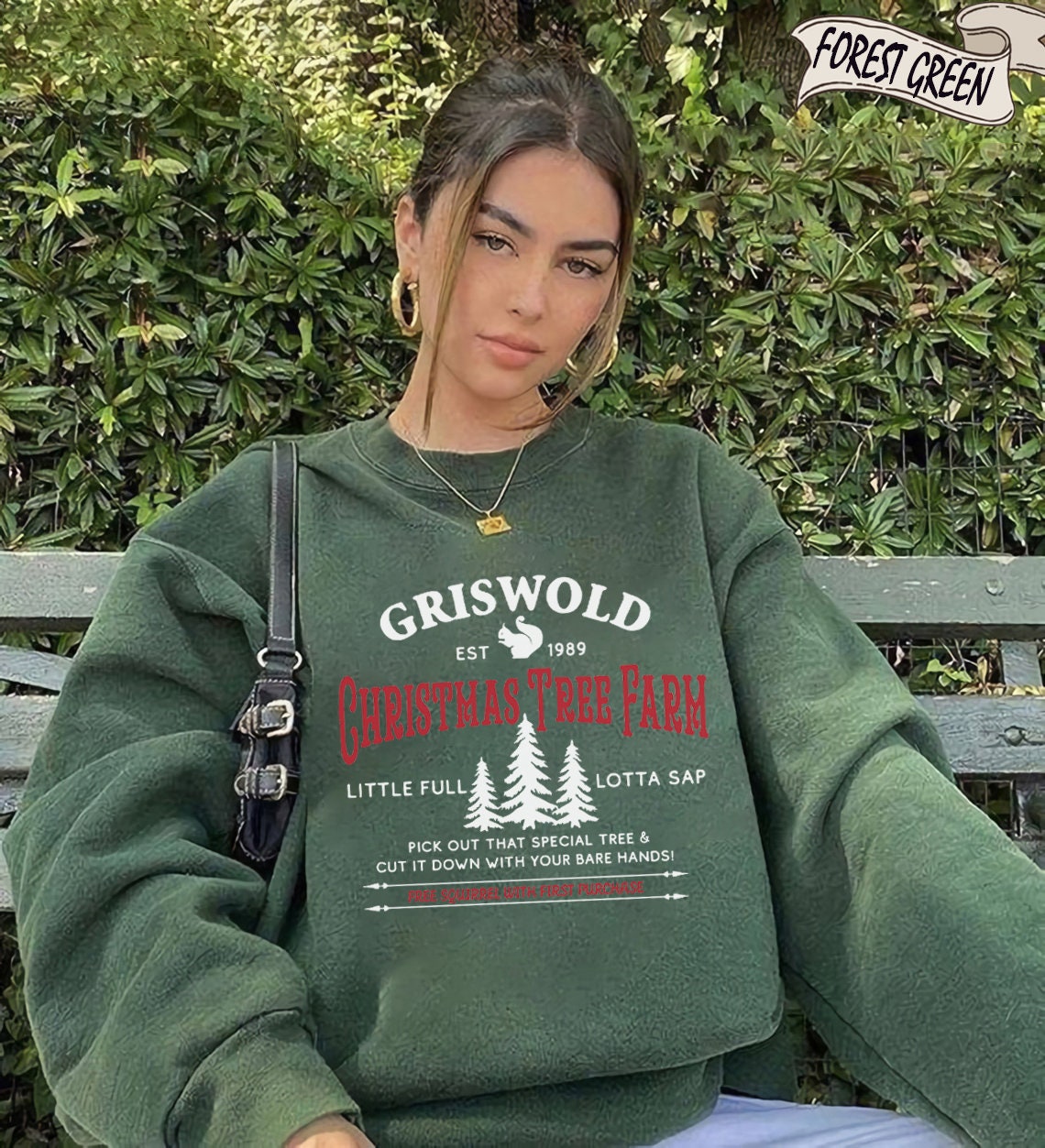 Griswold Christmas Tree Farm Crewneck Sweatshirt