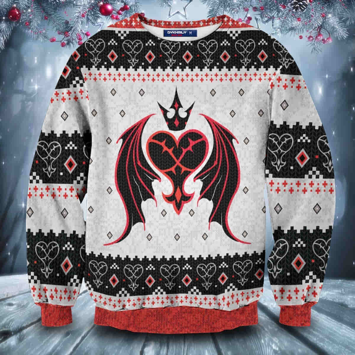 Heartless Christmas Wool Knitted Sweater