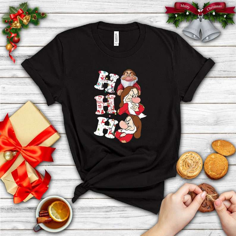 Ho ho ho Funny Christmas Grumpy Dwarf Unisex T-Shirt