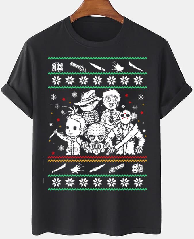 Horror Movie Christmas T-Shirt