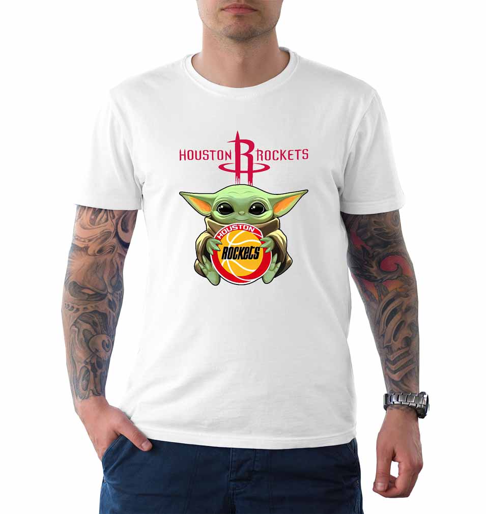 Houston Rockets Baby Yoda T-Shirt