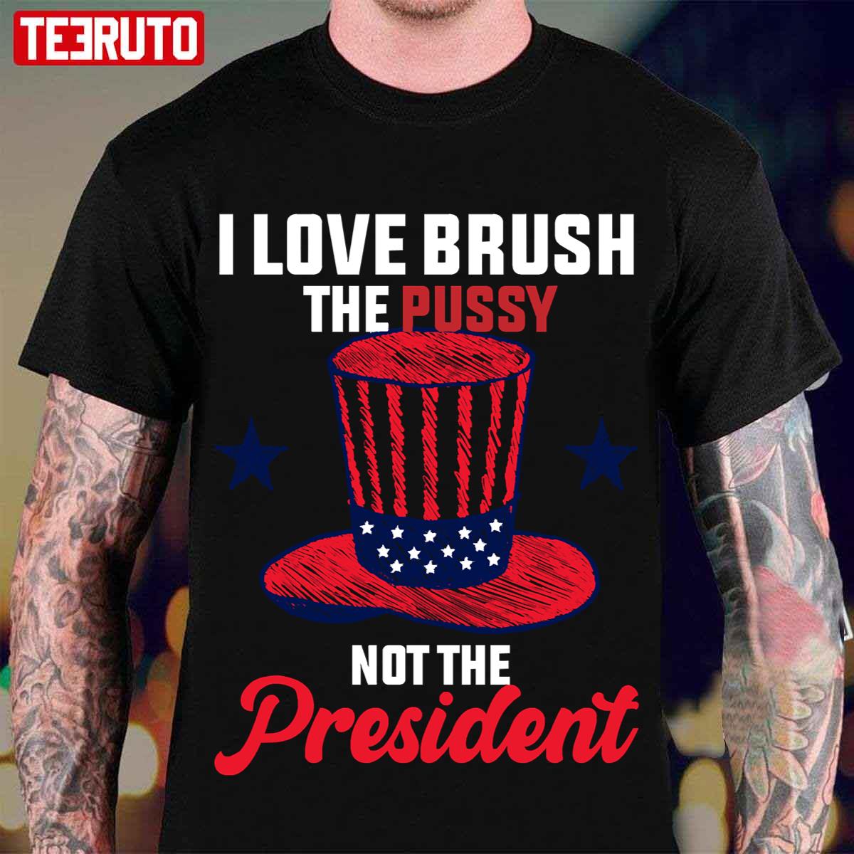 I Love Bush Not The President America Hat T-Shirt