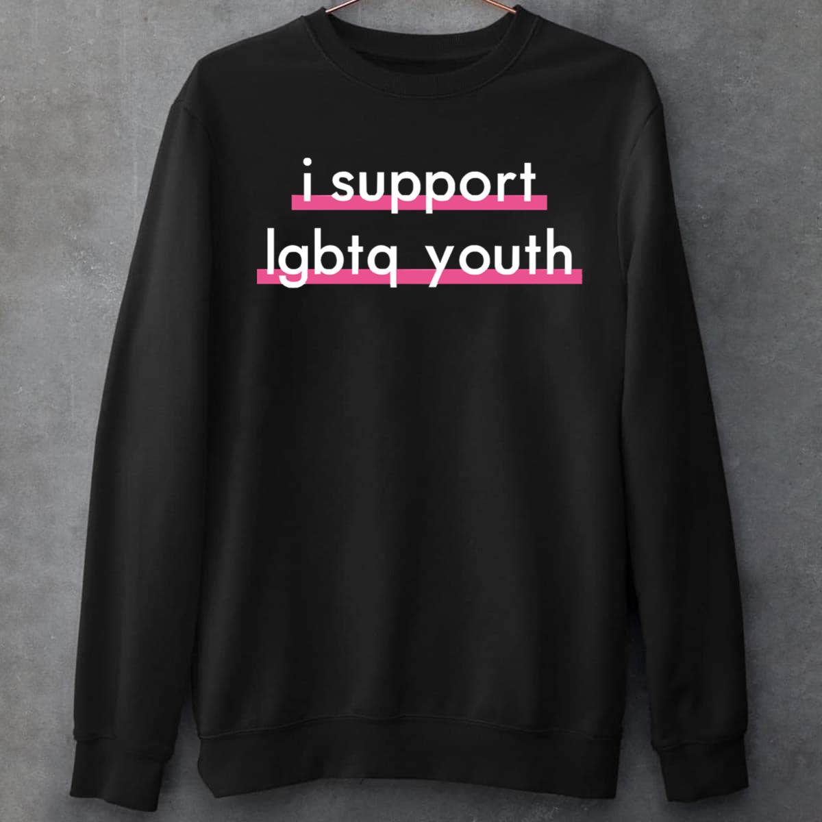 I Support LGBTQ Youth Quote Unisex T-Shirt