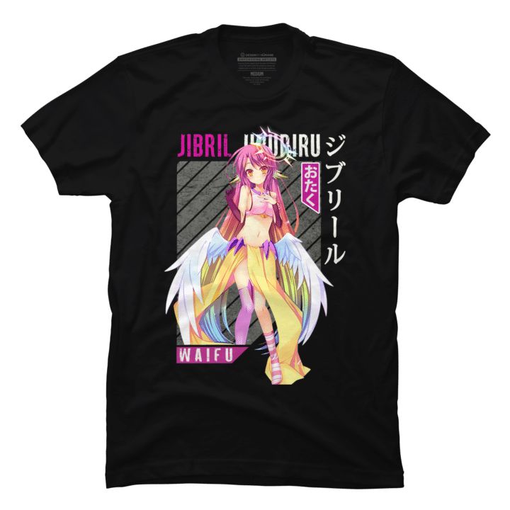 Jibril No Knowledge No Life Aesthetic Anime Waifu Unisex T-Shirt