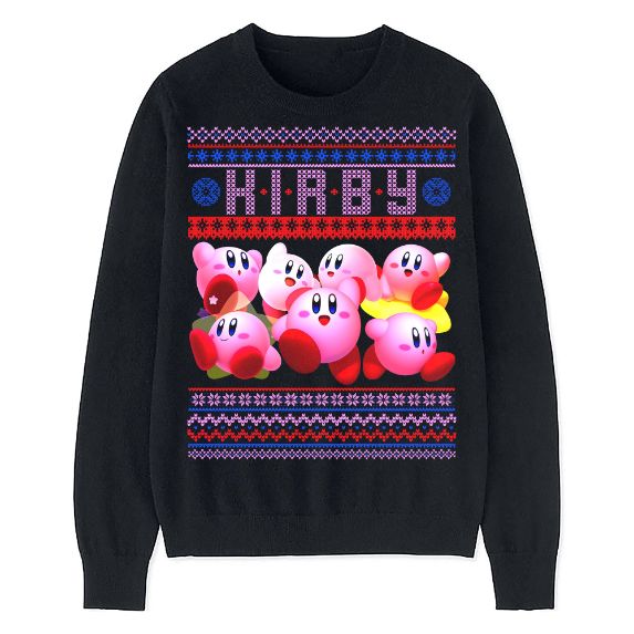 Kirby Ugly Sweatshirt Christmas