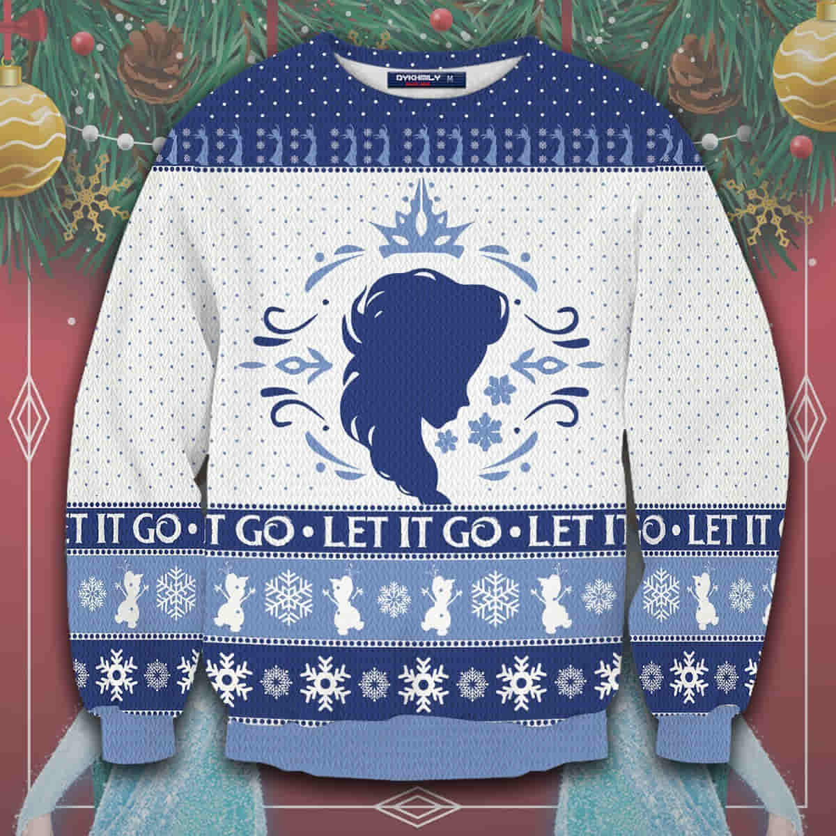 Let It Go Elsa Frozen Wool Knitted Sweater