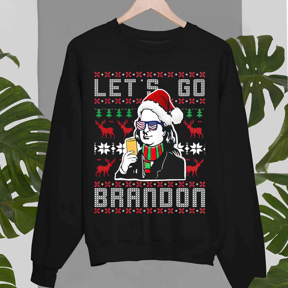 Let’s Go Brandon Benjamin Merry Christmas Unisex Sweatshirt