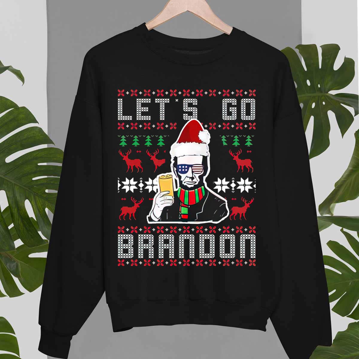 Let’s Go Brandon Christmas Abraham Unisex Sweatshirt