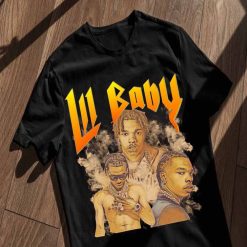 Lil Baby Rapper T-shirt Retro