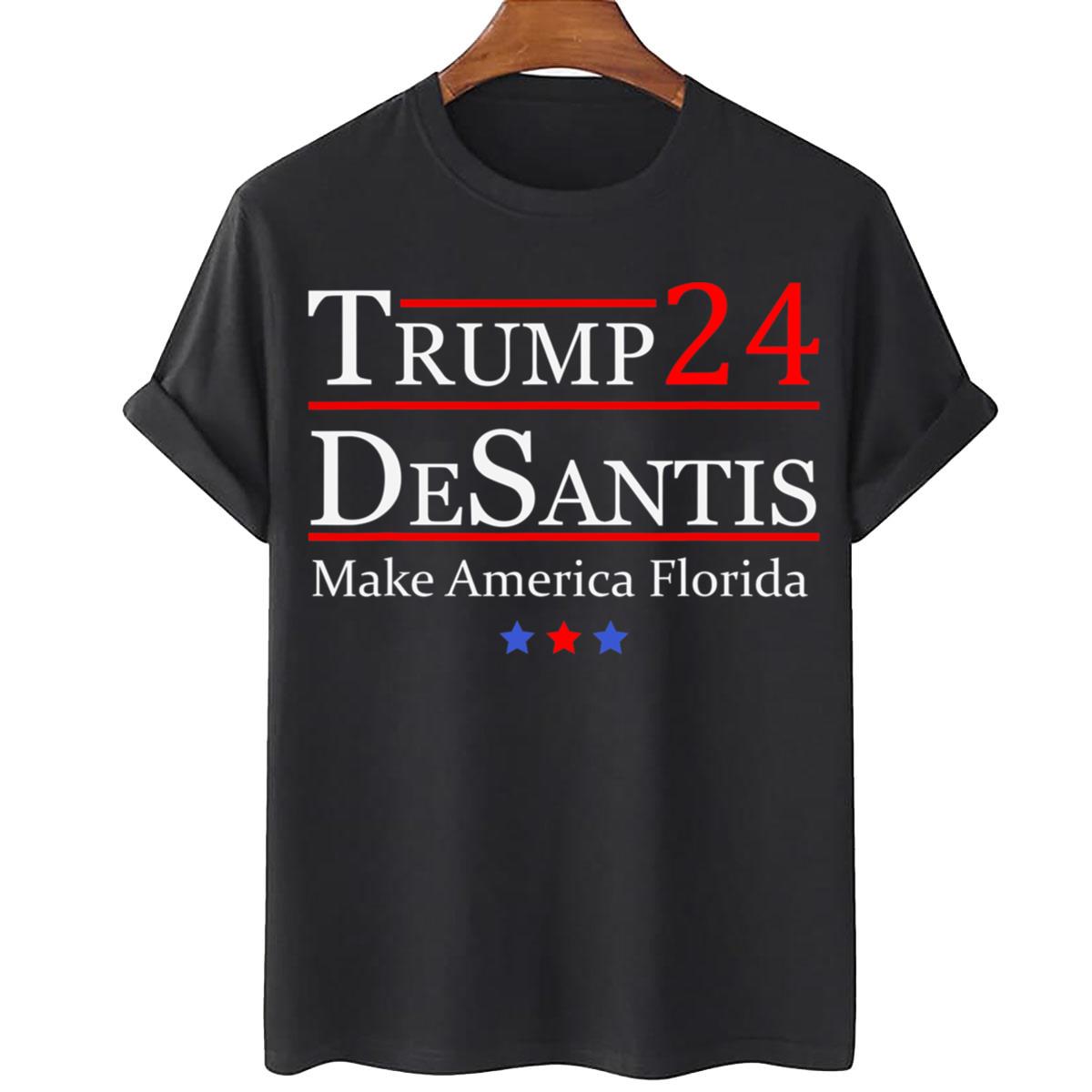 Make America Florida, Trump Desantis 2024 Election Man Women T-shirt