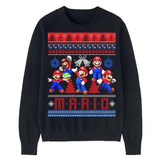Mario Ugly Sweatshirt Christmas