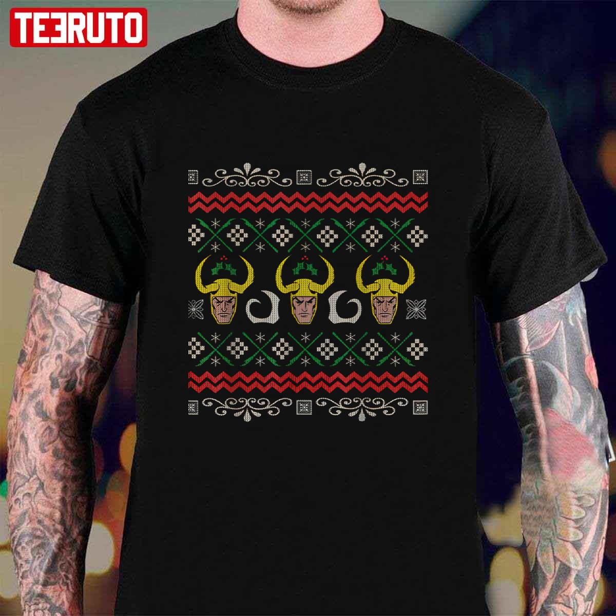 Marvel Loki Ugly Christmas Unisex Sweatshirt