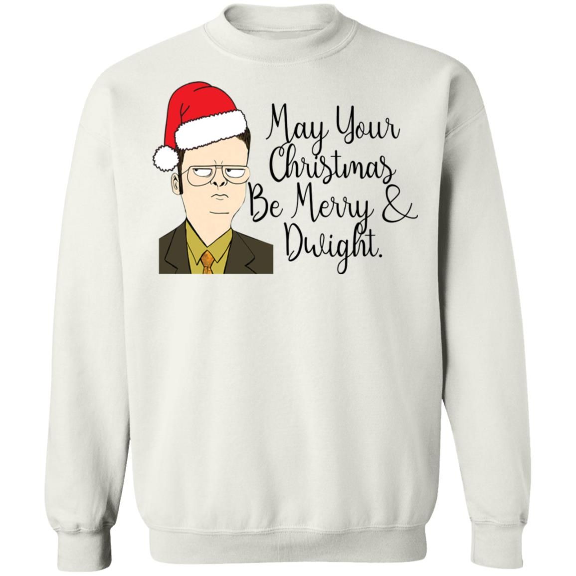 May Your Christmas Be Merry And Dwight Unisex Sweatshirt