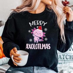 Merry Axolotlmas Axolotl Xmas Sweatshirt