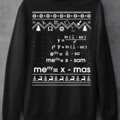 Merry Christmas Math Equation Ugly T-Shirt