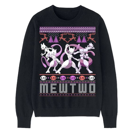 Mewtwo Ugly Sweatshirt Christmas
