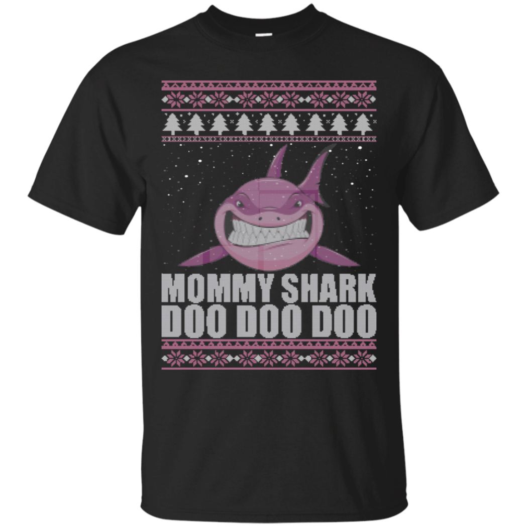 Mommy Shark Christmas Ugly Xmas Unisex T-shirt