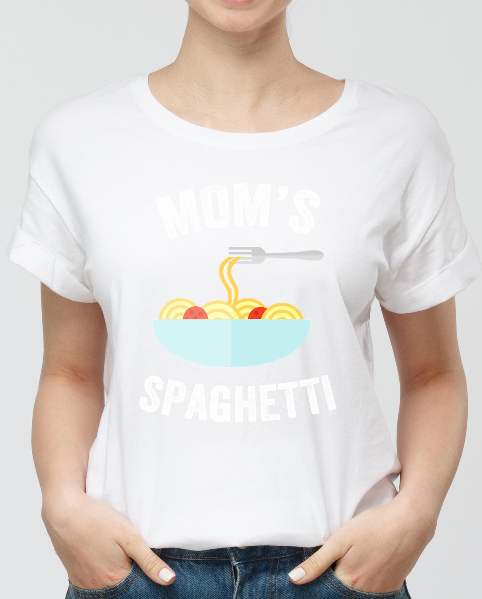 Moms Spaghetti Black Color T-Shirt