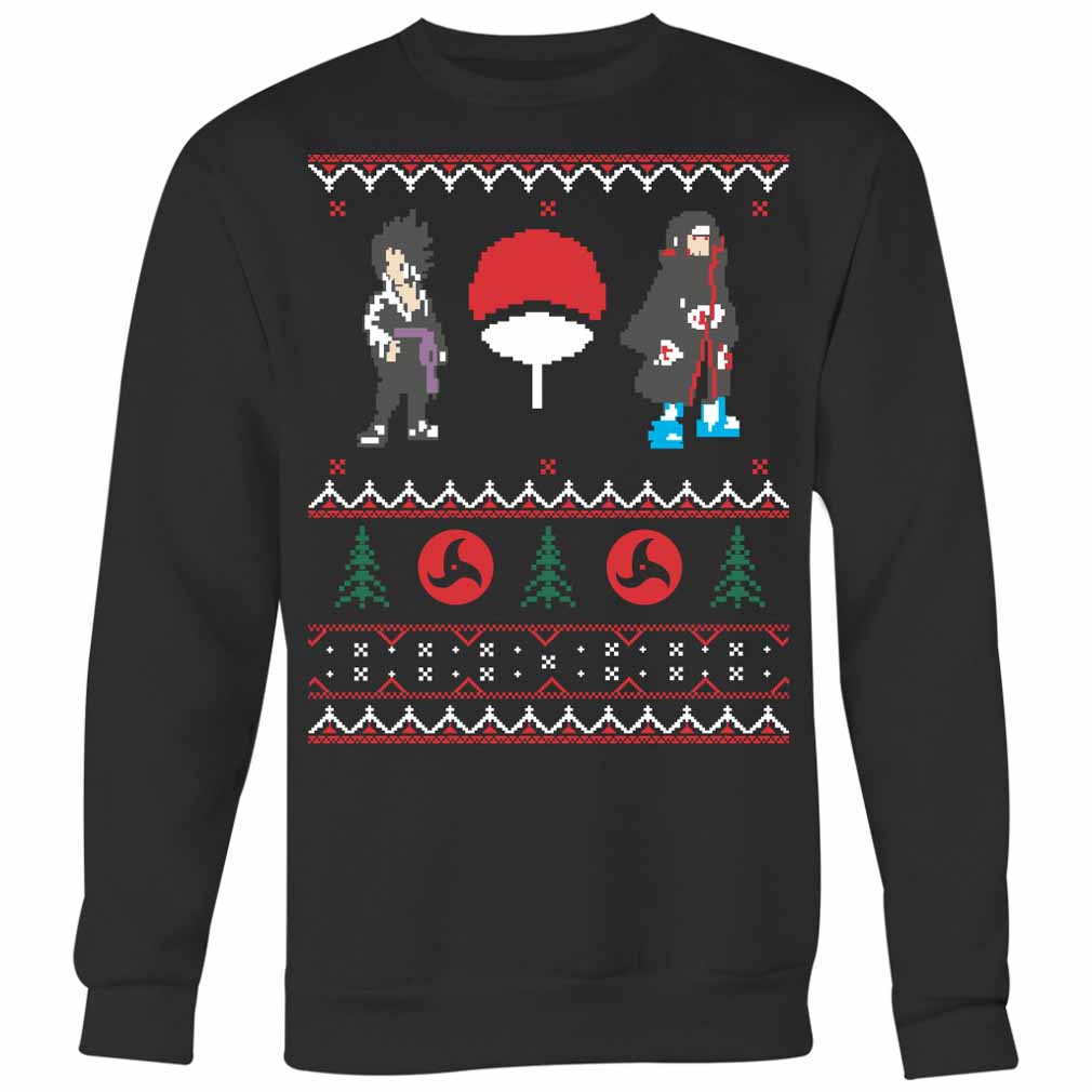 Naruto  Itachi Ugly Christmas Sweatshirt Sasuke