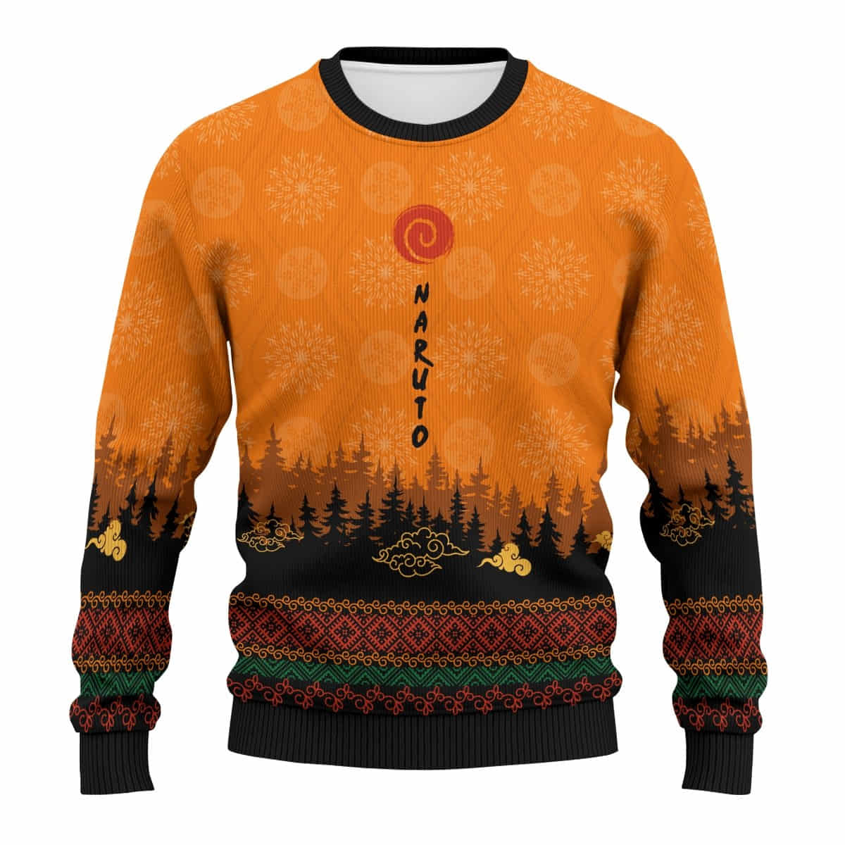 Naruto Kyubi Wool Knitted Sweater, Christmas 3D Sweater