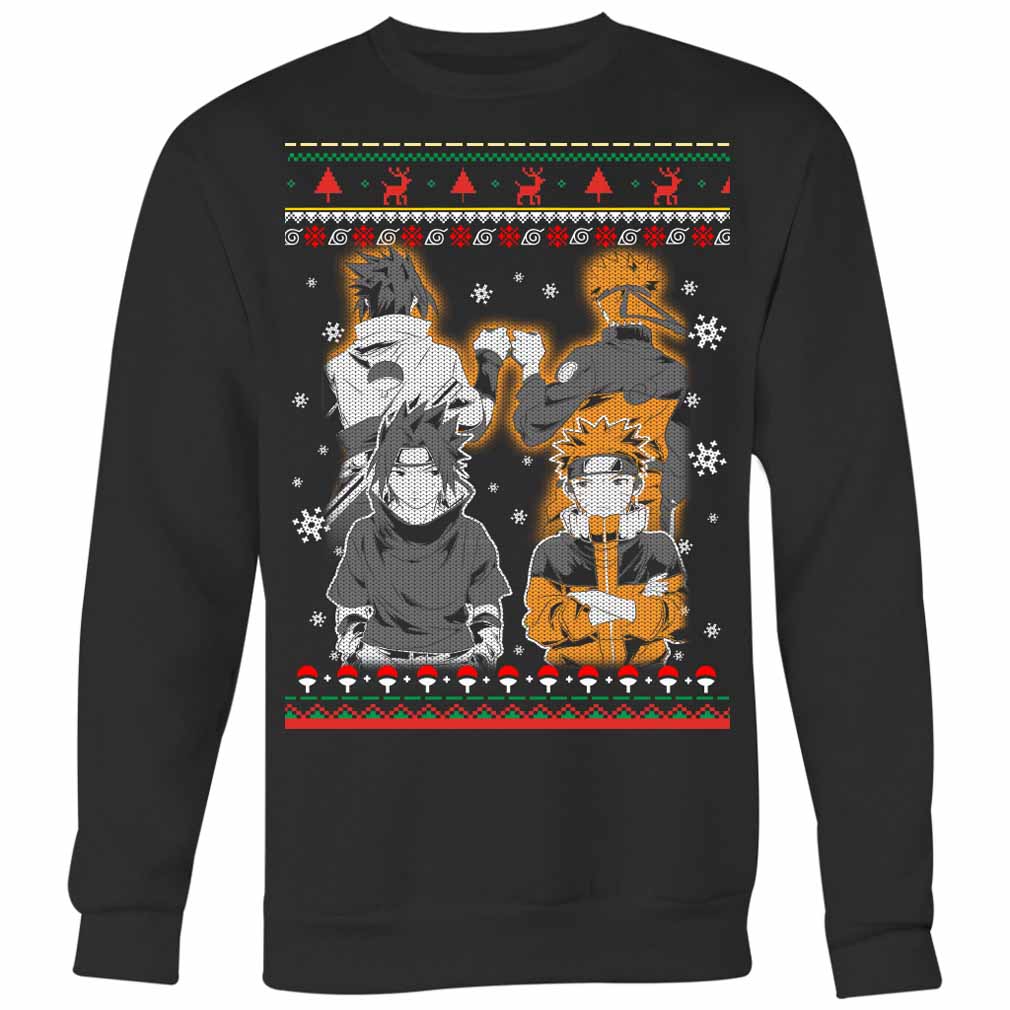 Naruto Sasuke Ugly Sweatshirt Christmas
