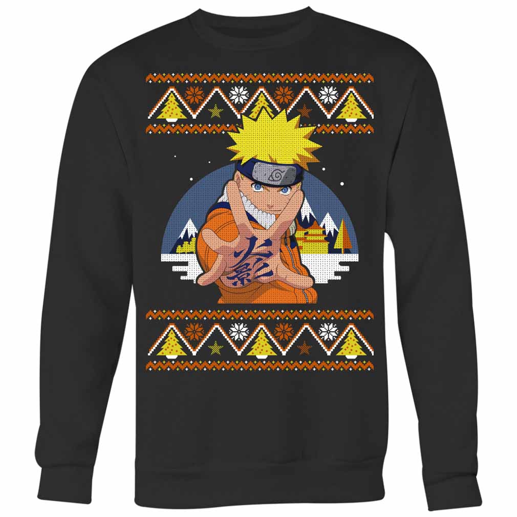 Naruto Shippuden Christmas Ugly Sweatshirt